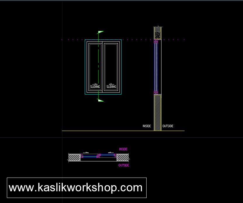Narrow Sliding Window Plan 